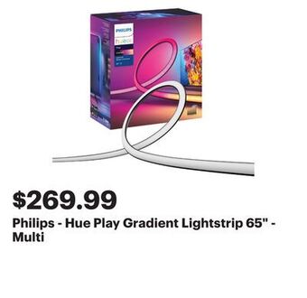 Best Buy Philips - hue play gradient lightstrip 65 - multi offer