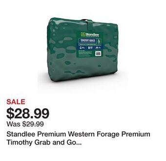 Tractor Supply Company Standlee premium western forage premium timothy grab and go compressed hay bale, 50 lb offer