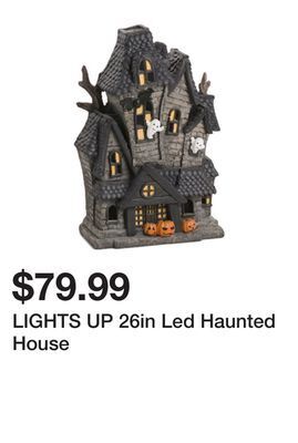 Marshalls Lights up 26in led haunted house offer