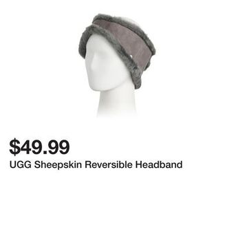 Marshalls Ugg sheepskin reversible headband offer