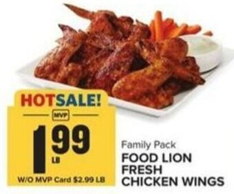 Food Lion FOOD LION FRESH CHICKEN WINGS offer