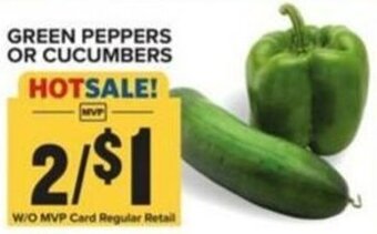 Food Lion GREEN PEPPERS OR CUCUMBERS offer