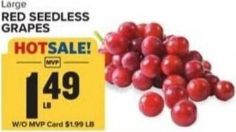 Food Lion RED SEEDLESS GRAPES offer