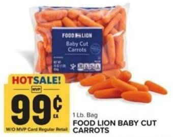 Food Lion FOOD LION BABY CUT CARROTS offer