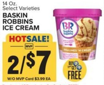 Food Lion BASKIN ROBBINS ICE CREAM 14 Oz offer