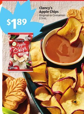 Aldi Clancy's apple chips offer