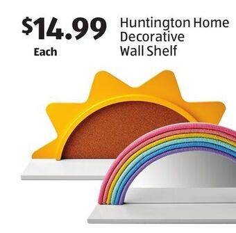 Aldi Huntington home decorative wall shelf offer
