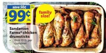 Lidl Sanderson farms chicken drumsticks offer