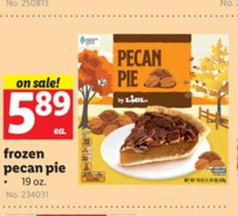 Lidl Frozen pecan pie offer
