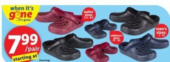 Lidl Clogs offer