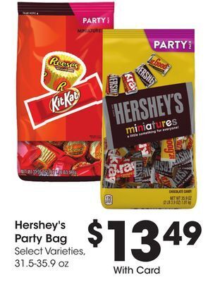 Ralphs Hershey's party bag offer