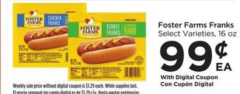 Food 4 Less Foster farms franks offer