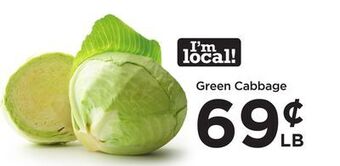 Food 4 Less Green cabbage offer