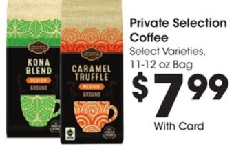 Ralphs Private selection coffee offer