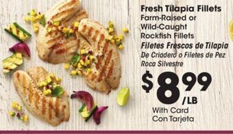 Ralphs Fresh tilapia fillets offer