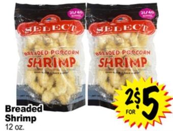 Superior Grocers Breaded shrimp offer