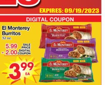Superior Grocers El monterey burritos offer