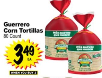 Superior Grocers Guerrero corn tortillas offer