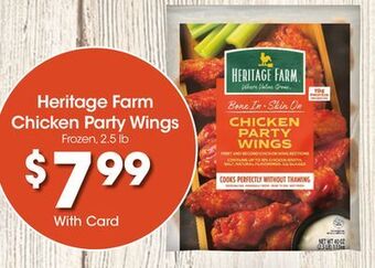 Ralphs Heritage farm chicken party wings offer
