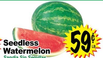 Superior Grocers Seedless watermelon offer