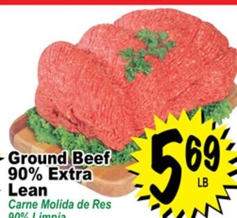 Superior Grocers Ground beef 90% extra lean offer