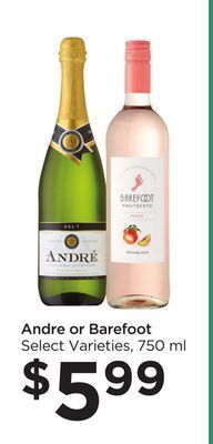 Food 4 Less Andre or barefoot offer
