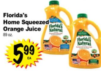 Superior Grocers Florida's home squeezed orange juice offer