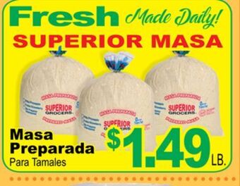 Superior Grocers Superior masa offer