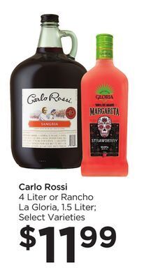 Food 4 Less Carlo rossi offer