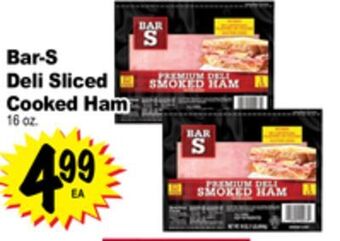 Superior Grocers Bar-s deli sliced cooked ham offer