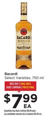 Food 4 Less Bacardi offer