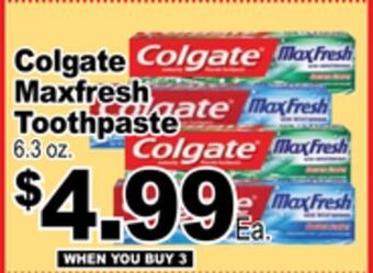 Superior Grocers Colgate maxfresh toothpaste offer