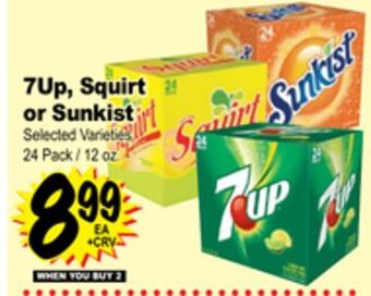 Superior Grocers 7up, squirt or sunkist offer