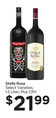 Food 4 Less Stella rosa offer