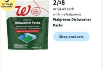 Walgreens Walgreens dishwasher packs offer