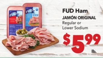 Vallarta Supermarkets Fud ham/jamón original offer