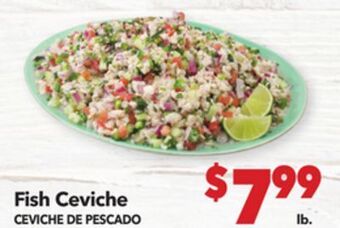 Vallarta Supermarkets Fish ceviche/ceviche de pescado offer