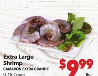 Vallarta Supermarkets Extra large shrimp/camarón extra grande offer