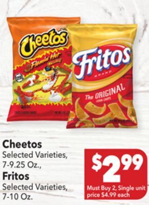 Vallarta Supermarkets Cheetos offer