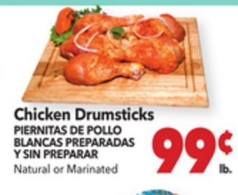 Vallarta Supermarkets Chicken drumsticks/piernitas de pollo offer