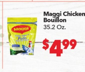 Vallarta Supermarkets Maggi chicken bouillon offer