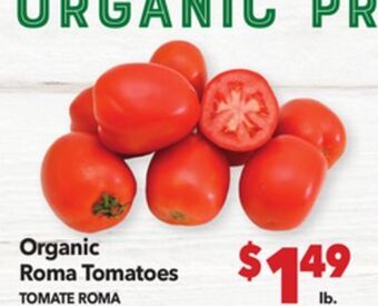 Vallarta Supermarkets Organic roma tomatoes/tomate roma offer