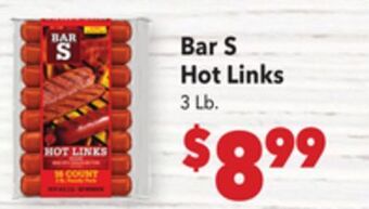 Vallarta Supermarkets Bar s hot links offer