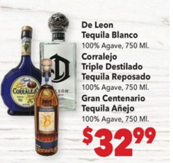 Vallarta Supermarkets De leon tequila blanco offer