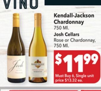 Vallarta Supermarkets Kendall-jackson chardonnay offer