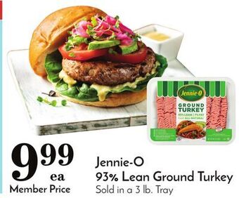 Pavilions Jennie-o 93% lean ground turkey offer