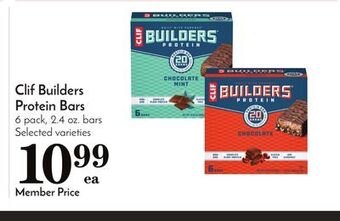 Pavilions Clif builders protein bars offer