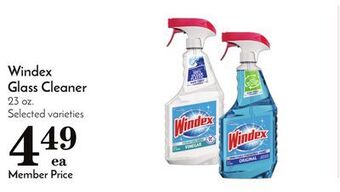 Pavilions Windex glass cleaner offer