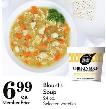 Pavilions Blount's soup offer