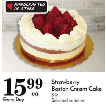 Pavilions Strawberry boston cream cake offer